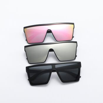 Cross-border large frame European and American fashion trend ins sunglasses punk driving sunscreen men's and women's personalized sunglasses wholesale
