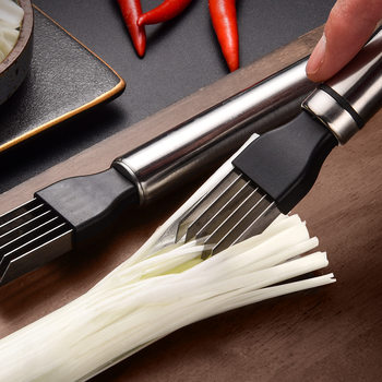 Stainless Steel Onion Cutter Multifunctional Onion Cutter Garlic Cutter Onion Cutter Celery Cut Garlic Kitchen Tools