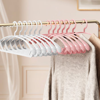 Upgraded Wet and Dry Non-Marking Wide-Shouldered Clothes Hanger for Hanging Clothes, Non-Slip Clothes Drying Support, Anti-Bulging Household Clothes Rack