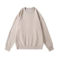 380G round neck-cream gray