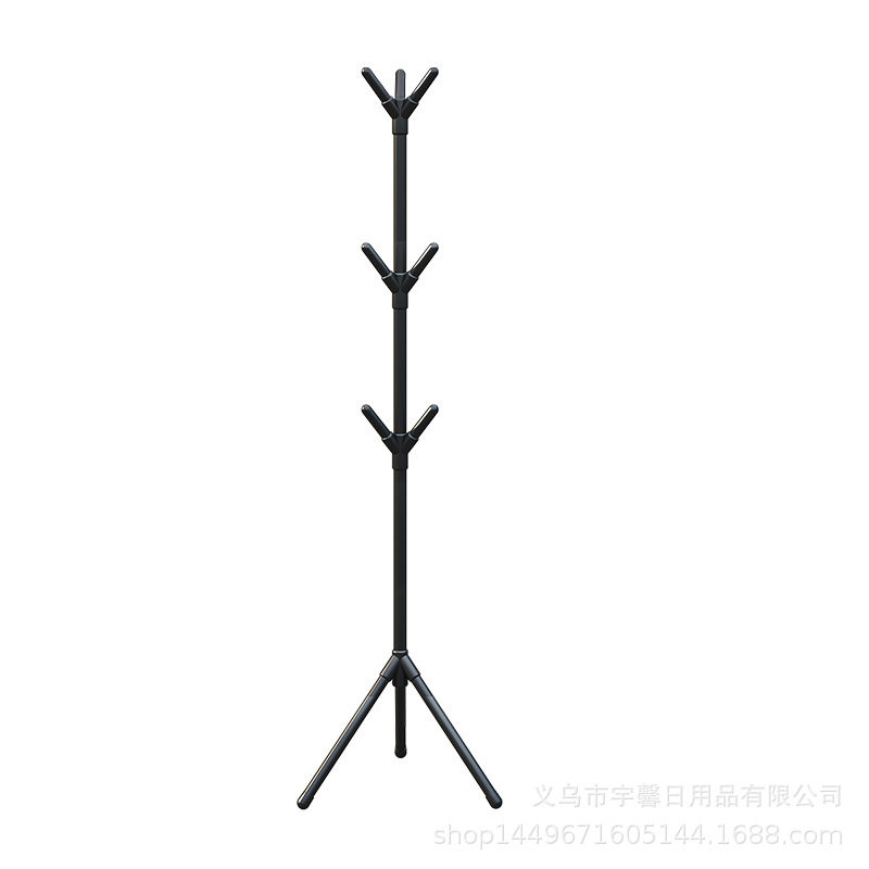 New Simple Assembled Floor-Standing Coat Rack Office Iron Bedroom Vertical Clothes Rack Foyer Clothes Hanger Storage
