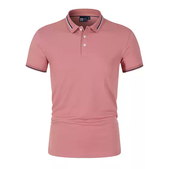 Summer new high quality men's polo shirt short-sleeved T-shirt lapel polo shirt foreign trade trend short-sleeved T-shirt in stock