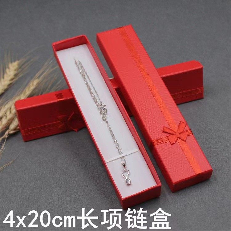 Manufacturer Wholesale Jewelry Box Bracelet Box Long Chain Box Gift Hairpin Pendant Box Necklace Long Box Jewelry Storage Box