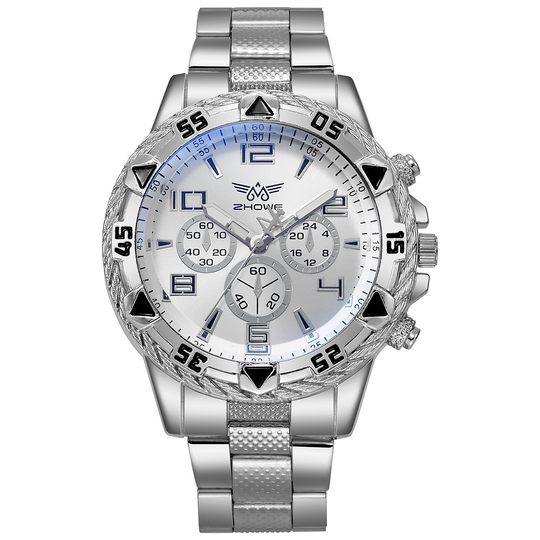 Cross-Border Popular Light Luxury High-End Business Gold Steel Band Men's Watch Quartz Watch Design Alloy Jewelry Wholesale