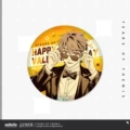 Wdsjb-rqjd-9510 undecided event book burning and thrilling round metal badge-xia yan