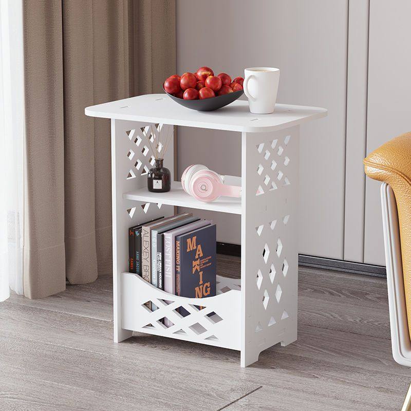 Bedside Table Modern Minimalist Bedroom Storage Cabinet Living Room Coffee Table Small Apartment Sofa Side Table Simple Mini Storage Rack