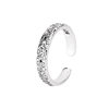 Creative Auspicious Cloud Pattern Ring, Chinese Style, Versatile Electroplated 925 Silver Vintage Cloud Ring for Men and Women, Wholesale