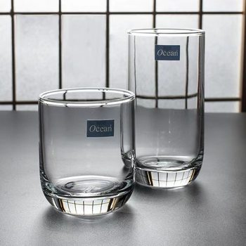 Crystal Glass Hotel Glass Mouthwash Cup Home Creative Simple Water Cup Heat-Resistant Glass Tea Cup Juice Cup