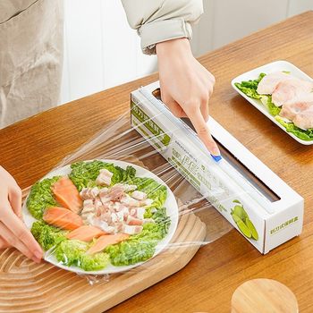Japan sp sauce fresh-keeping film boxed food fresh-keeping film roll fresh-keeping film kitchen with sliding knife 100M