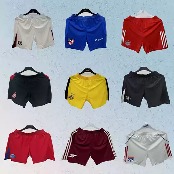 2526 New Player Version Shorts Paris Tottenham Arsenal AC Milan Quick-Dry Soccer Sports Pants Summer