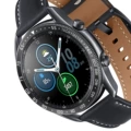 E style (45mm) black circle with white characters