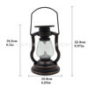 Amazon LED solar light retro kerosene lamp horse lamp portable lamp home outdoor garden courtyard decorative lamp