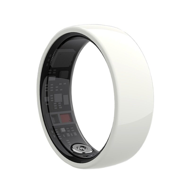 Cross-border Ceramic Multifunctional Sports Ring Waterproof Health Blood Oxygen Heart Rate Sleep Health Monitoring Smart Ring