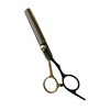 Pet Grooming Scissors Set for Cats and Dogs, Specialized Hair Trimming Tools, Black and Gold Curved Scissors for Pet Hair Cutting