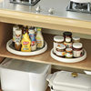 [Original] Kitchen Rotatable Condiment Storage Rack for Seasoning, Oil, Salt, Sauce, and Vinegar, Round Multifunctional Organizer and Storage