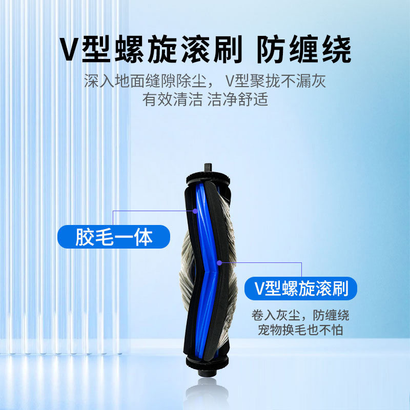 Suitable for Ecovacs Deebot Mini Sweeping Robot Accessories Dust Bag Mopping Rag Side Brush Cleaning Liquid Consumables