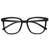 2024 New Anti-Blue Light Glasses Internet Celebrity Square Frame Men's and Women's Flat Mirrors Korean Style Plain Glasses Frame Large Frame Glasses