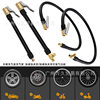 Air pump extension inflatable tube quick clip tire inflatable deflatable copper material air pump accessories inflatable treasure connecting tube