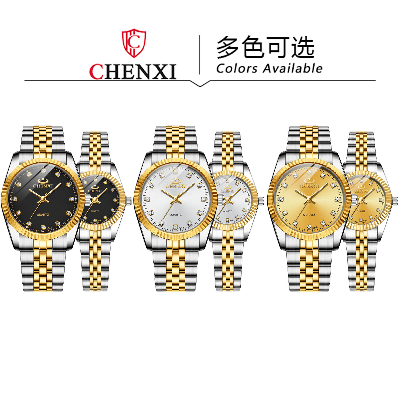 Business Couple Watches Cross-Border Supply Morning Light Quartz Watches for Men and Women Wholesale Manufacturer Women's Watches Couple Watches