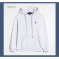 Pullover sweatshirt white black label