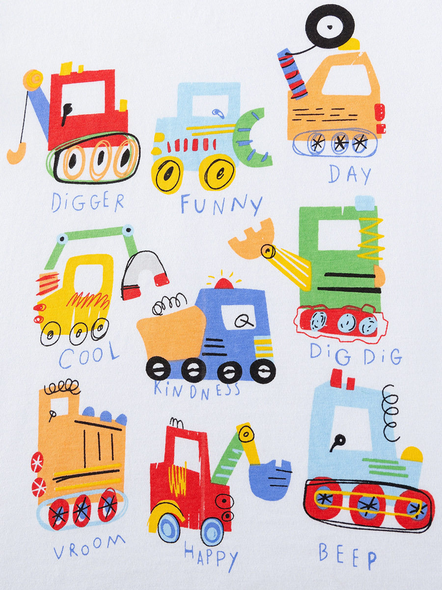 Source Factory Kids' Cotton Set, Summer T-shirt & Shorts Boys' 2-piece Outfit, [Style] Kids' Set