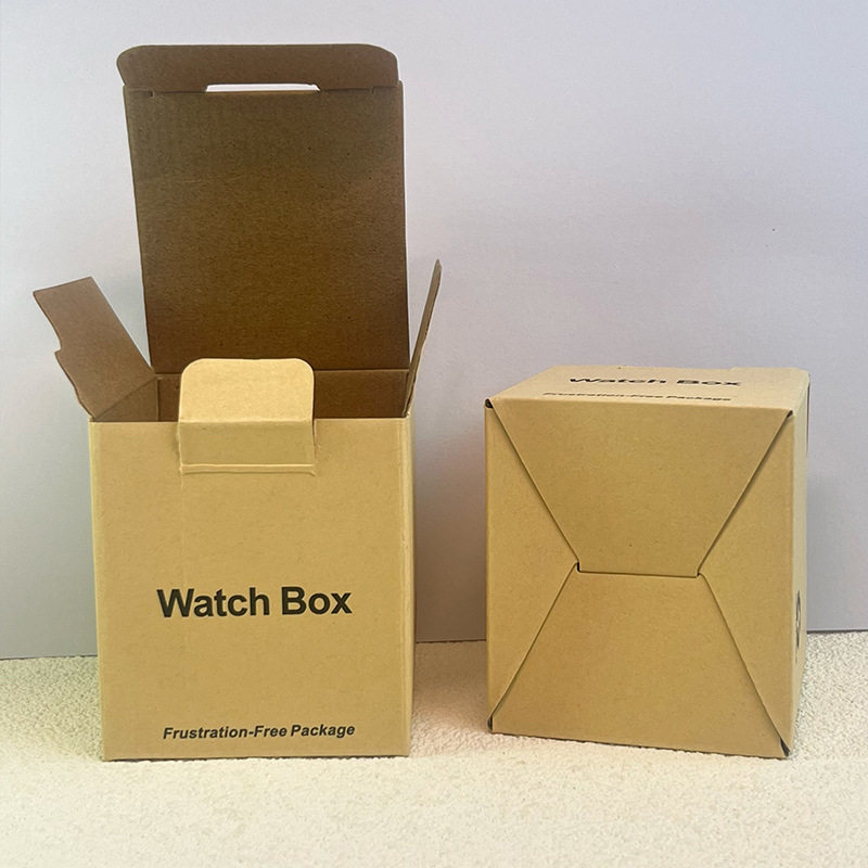Sanda box for cross-border small yellow box general gift watch carton exquisite packaging watch box in stock wholesale