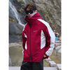 Red Reversible Outdoor Soft Shell Jacket Men's Autumn and Winter Windproof and Waterproof Jacket American Hiking Jacket