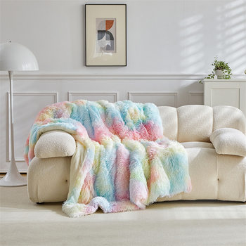 Blanket Double-sided Thickened Blanket Gift Cross-border Foreign Trade Nap Blanket Summer Air-conditioning Blanket Sofa Cover Blanket Single Person Wholesale