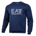 Navy blue + white label