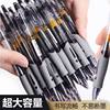 High Quality Press Gel Pen with Gp1008 Press Type 0.5mm Water-Based Pen Signature Pen Learning Office Supplies