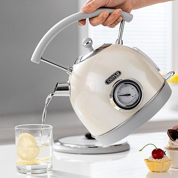 Sidelo kettle cidylo kettle ball-type household heat preservation integrated retro temperature display electric kettle
