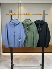 1205 Niaojia Spring New Outdoor Sports and Leisure Windproof Lightweight Soft Shell Men's Hooded Zipper Jacket