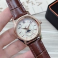 Rose gold steel white plate