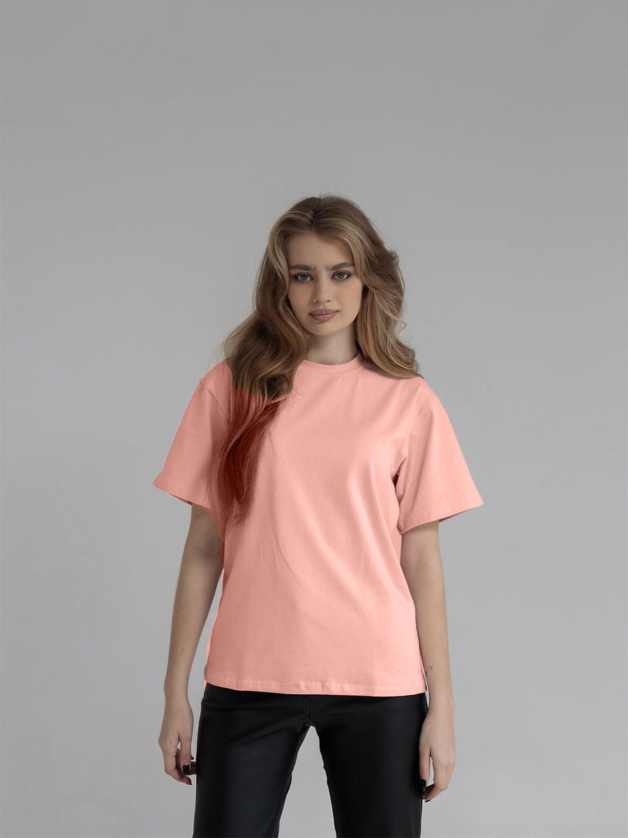 Womens 100 Cotton Solid Color T Shirt Round Neck Short Sleeve Versatile Style Spring Summer Collection Wholesale