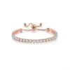 Cross-Border Fashion Zircon Bracelet for Women Niche Simple Crystal High-End Bracelet Accessories Jewelry Jewelry Wholesale