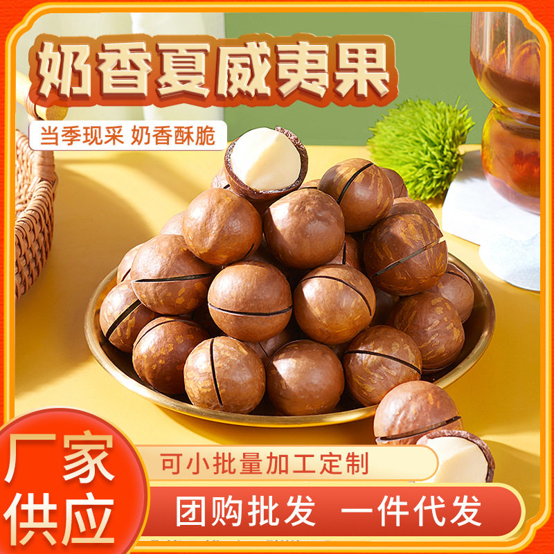 In stock Hawaii fruit 500g canned open peelable nuts canned wholesale home watching drama casual snacks