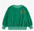 Bc green velvet sweatshirt