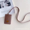 (wai) Prada cross-grain lanyard khaki