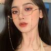 Internet Celebrous Pure Desire Half-rimmed Glasses Without Lenses cos Decorative Glasses Frame Secondary Yuan Yujie Female Jk Soft Sister Glasses Frame