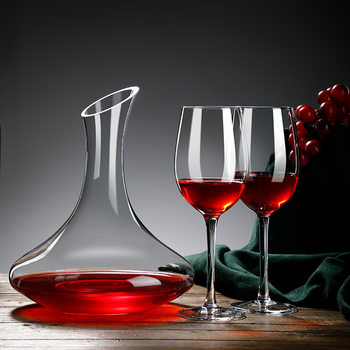 Wine glass suit household decanter large goblet European luxury high-end wine set crystal wine glass