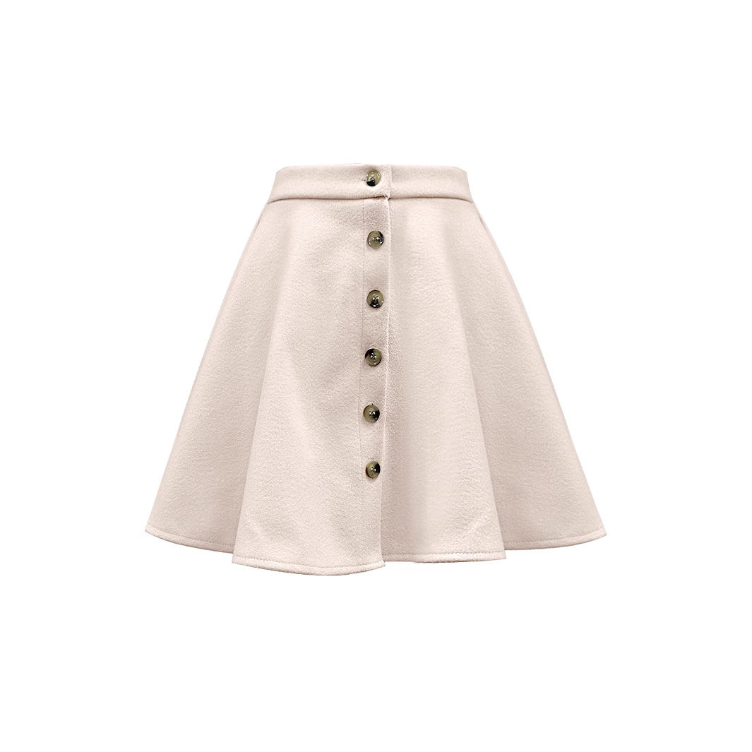 Corduroy Pleated Skirt Versatile Design Fashionable Style Suitable for Casual Wear Ready to Ship