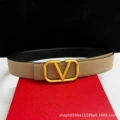 Khaki-gold buckle