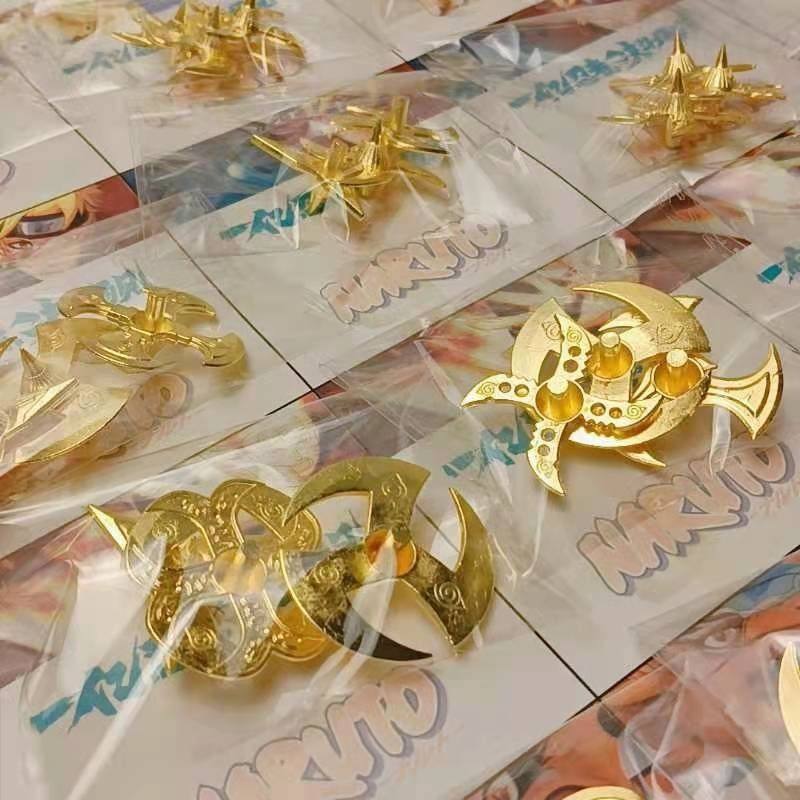 Naruto Alloy Gyro Children's Hand-Cranked Metal Gyro Value Pack 1 Pack of 3 Quality