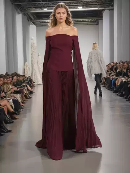 2026 Autumn New European and American Style Fashion Set for Women, Elegant and Stylish Off-Shoulder Patchwork Versatile Two-Piece Set
