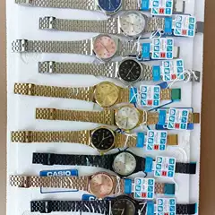 AliExpress Steel Band Quartz Watch Blue Dial Waterproof Band Calendar Business Casual Personality Watch Student Men's and Women's Watch