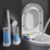 Disposable Toilet Brush suit Cleaning Household Artifact No Dead Angle Wall Type Throwable Replaceable Head Toilet Brush