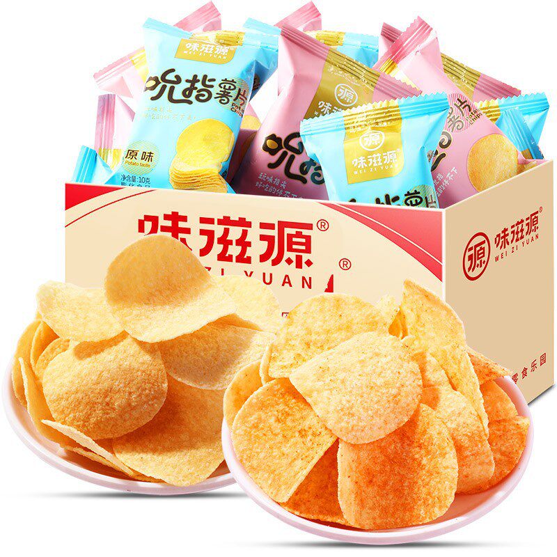 Taste Source Finger-sucking Potato Chips Casual Snack Internet Celebratory Office Snacks Independent Packaging
