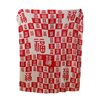 Red Baifu Blanket Sofa Blanket Office Nap Air Conditioning Blanket Bedroom Guofeng Elderly Birthday Gift Festival