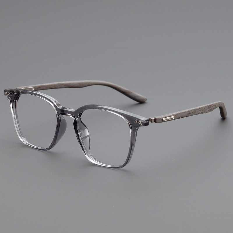 Japan and South Korea Retro Square Personality TR90 myopia glasses frame men's and women's flat glasses frame anti-blue light can be equipped with 0365
