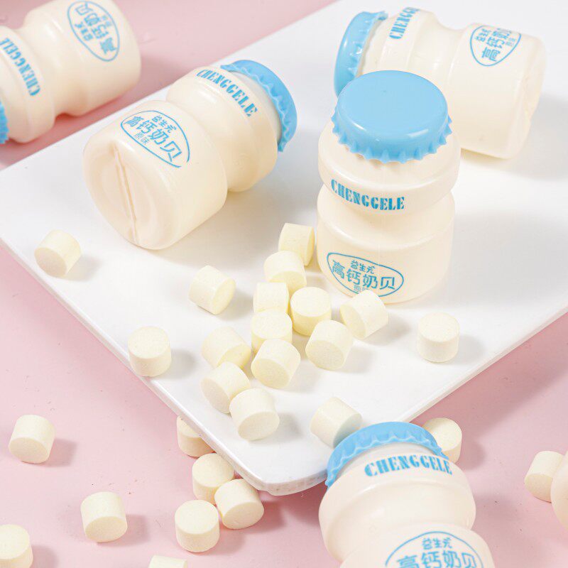 Chenggele prebiotics high calcium milk shell original flavor cranberry milk slices dry eat casual snacks canned Inner Mongolia snacks